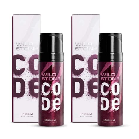 WILD STONE CODE Iridium No Gas Body Perfume For Men, Long Lasting ...