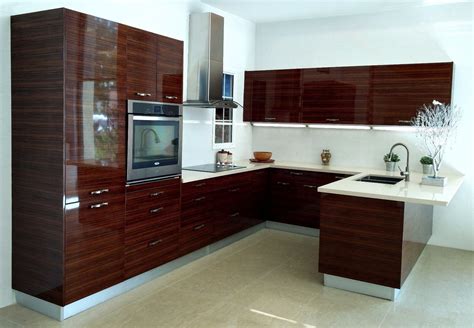 Shiny Laminate Kitchen Cabinets - Begrommento