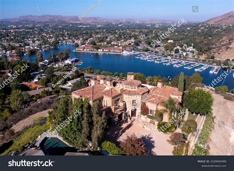 Westlake Village California Aerial Houses On Stock Photo 2228492989 ...