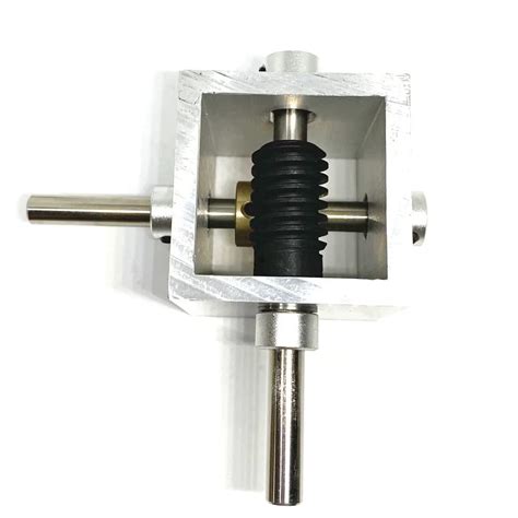 Buy PGFUN 1:10 Right Angle Worm Gearbox 90° Angle Drive Steering Gear ...