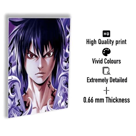 RC Naruto Kakashi, Sasuke 3D Transition Poster – Ruvido Caso