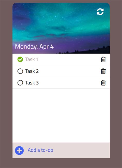 To-Do List JavaScript 的图像结果
