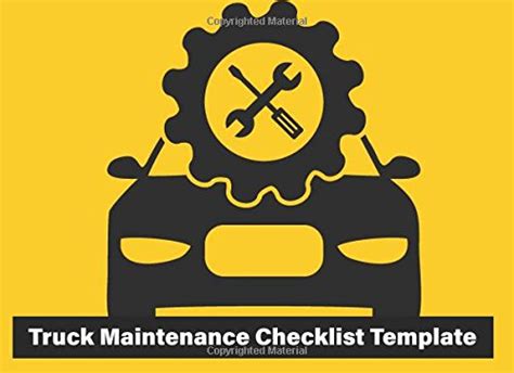 Buy Truck Maintenance Checklist Template: Automotive Maintenance Record ...