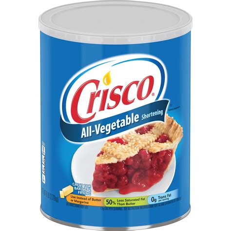 Crisco All-Vegetable Shortening, 6 lb – Walmart Inventory Checker ...