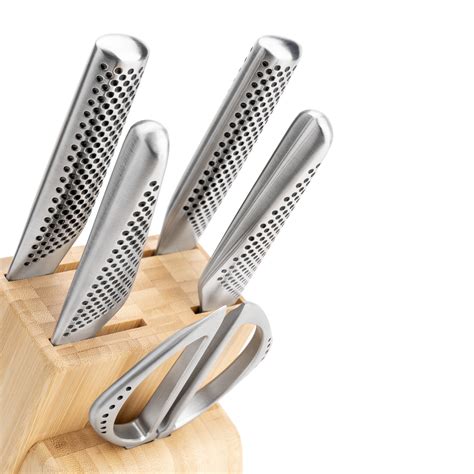 Global Knife Set With Knife Block - Boutique RICARDO