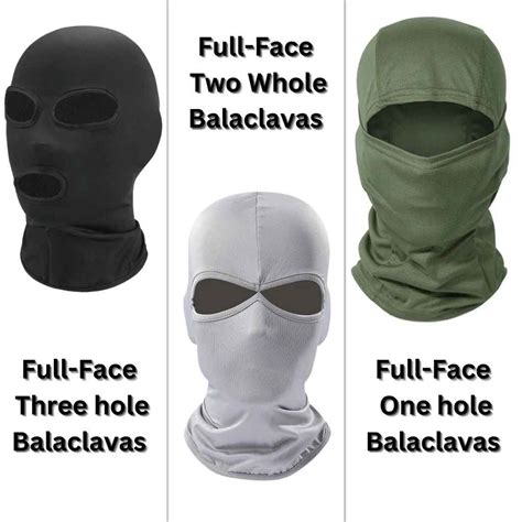 Different Types of Balaclavas - Choose the best match Ski Mask