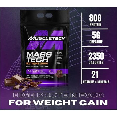 MuscleTech Mass Gainer Extreme 的图像结果
