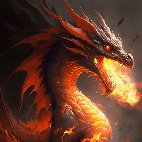 Fire breathing dragon version 1 by PM-Artistic on DeviantArt