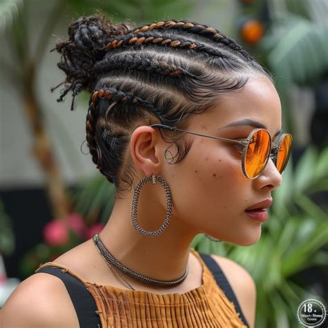 Cornrow Extension Braid Styles 的图像结果