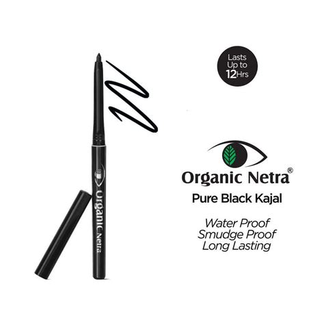 Pure Black Kajal Pencil – Organicnetra