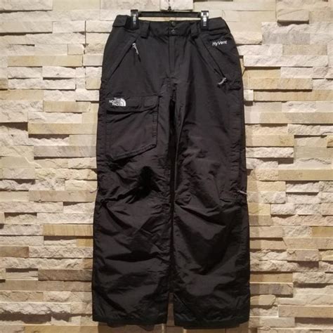 North Face Snow Pants Womens Small Black Ski... - Depop