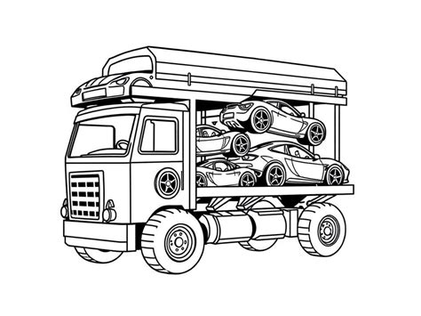 Hot Wheels Car Coloring Pages Printable [2025]