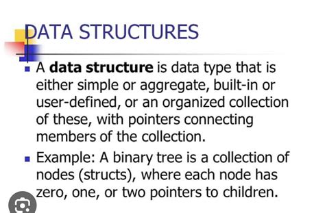 define data structures - Brainly.in