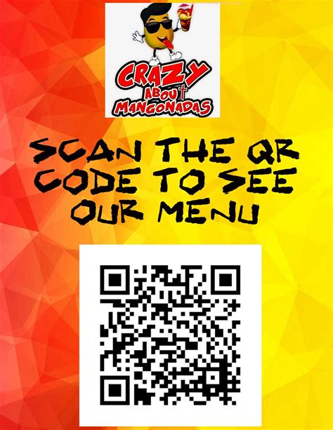 Menu at Crazy About Mangonadas restaurant, Edinburg