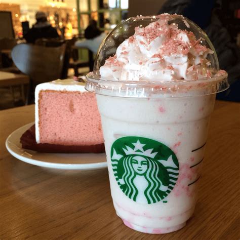 Starbucks cherry blossom frappuccino - starbmag