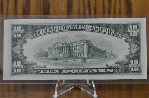 1950-B 10 Dollar Bill - CU (Uncirculated) Grade - 1950 Ten Dollar Fede ...