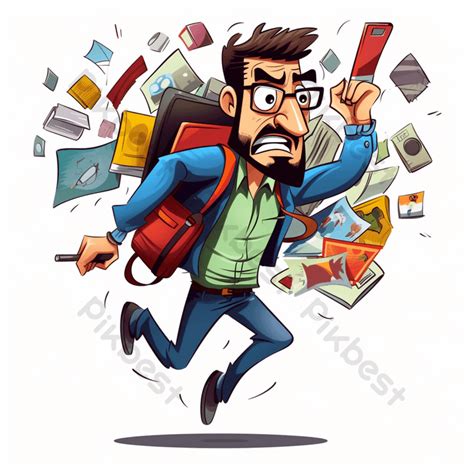 Busy Man Cartoon 的图像结果