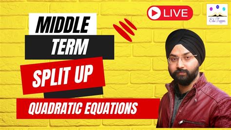 Image result for Middle Term Splitting Example