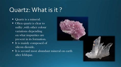 Quartz characterization, properties, applications. | PDF