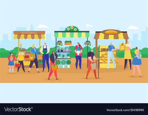 Street Market Cartoon 的图像结果