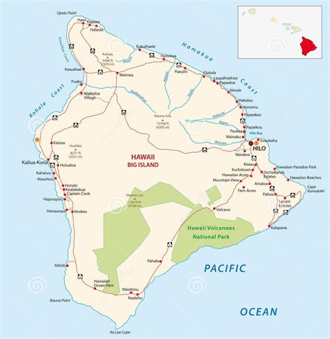 Printable Hawaii Island Map - Printable Board Games