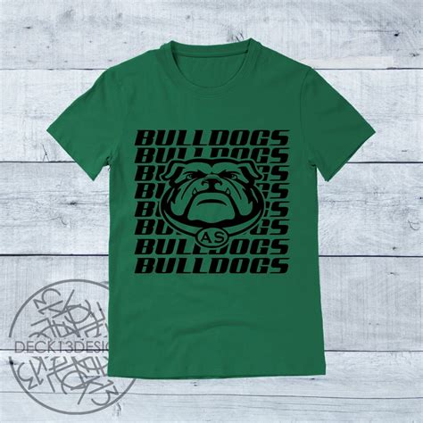 Aux Sable Middle School Bulldogs Spirit Wear Tshirt - Etsy