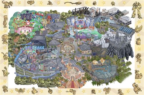 Universal Studio Map