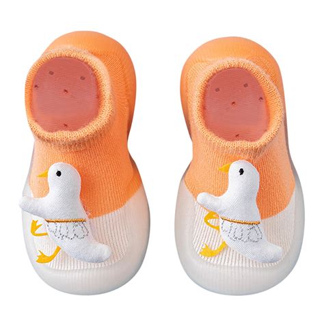 Hstyle Baby Sock Shoes Toddler Walking Shoes Infant Non-Slip Slippers Soft Rubber Sole Sneakers for