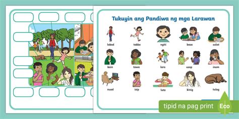 Pandiwa Worksheet | Grade 2 | Twinkl Philippines - Twinkl