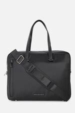 Buy Women Black Solid Casual Laptop Bag Online - 890885 | Van Heusen
