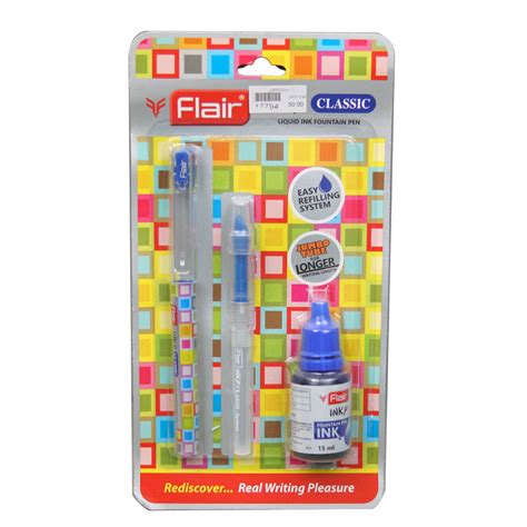 Flair Inky Classic Model:17794 Blue Color Body With Easy Refilling 15 ...