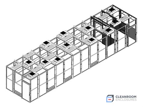Modular Cleanroom Gallery - Enclosure Systems for Advanced Industry