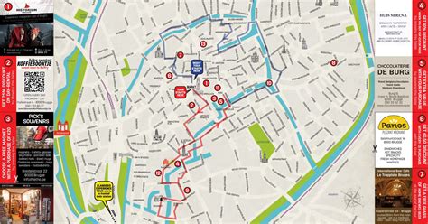 Guide To Bruges Map How To Spend A Day In Bruges Walking Route