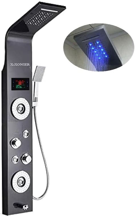 Jaquar Jpl-Ssf-St8896 Shiny Ss Shower Panel, Standard, Stainless Steel ...