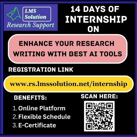 14-Day Internship on Enhance Your Research Writing with the Best AI Tools