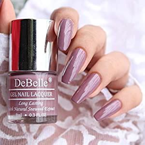 Buy DeBelle Gel Nail Polish Majestique Mauve (Mauve Nail Paint)|Non UV ...