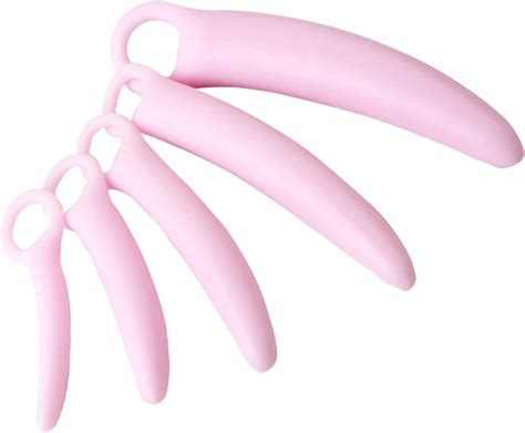 Weimob Silicone Dilator Vaginal Trainer Dilators Set for Women Vaginal Plug Butt Plug Vagina ...