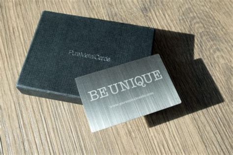 Stainless Steel Business Cards 的图像结果