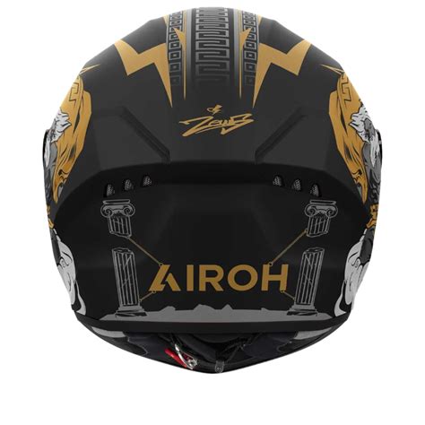 Airoh Connor Zeus Black Gold Matt Helmet– Moto Central