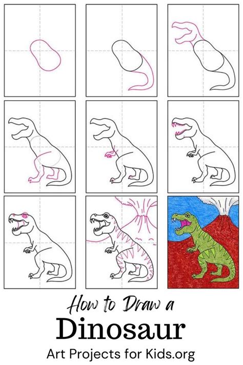 Image result for Dinosaur Drawing Tutorial
