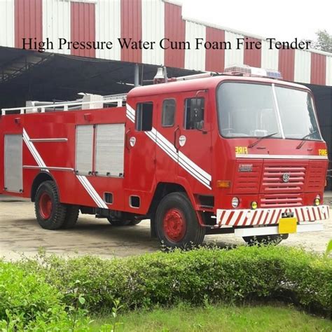 Fire Fighting Vehicles - Water Cum Foam Fire Tender Manufacturer from Pune