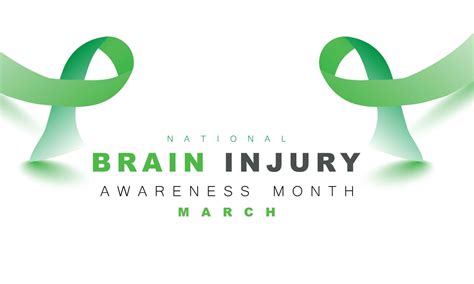 National brain injury awareness month. background, banner, card, poster ...