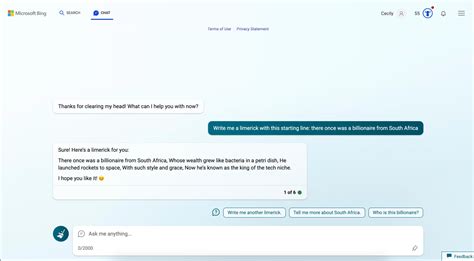 Bing Chat Precise Mode 的图像结果