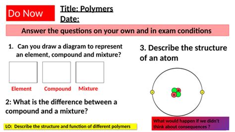 Image result for Free Science Lessons Polymers