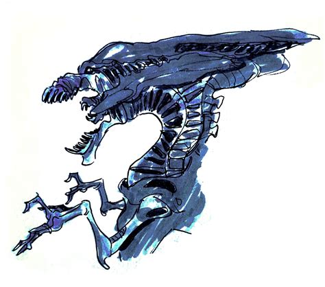 Alien Queen Drawing 的图像结果