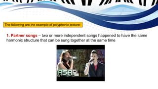 Image result for Polyphonic Texture Example