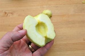 Image result for Apple Flesh Is Spotty Green Inside
