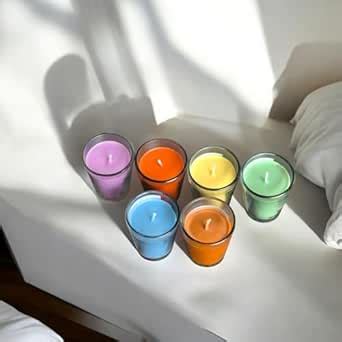 Hello Handmade Aesthetic Votive Scented Candles for Home, Organic Soy ...