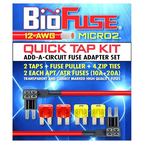 BIOFUSE 12 AWG Micro2 APT ATR Quick TAP KIT: 2 Add-A-Circuit India | Ubuy