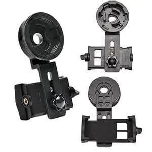 ZHIZUKA Telescope Universal Phone Mount Compatible Spotting Scope ...
